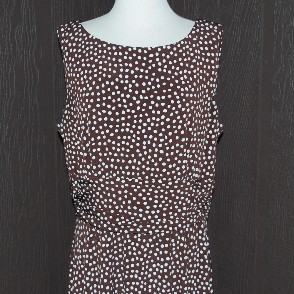 Perceptions New York Polka Dot Dress sz 16